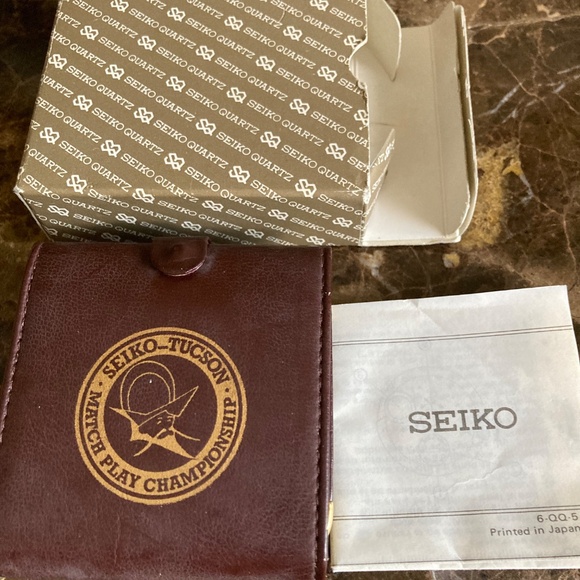 Vintage Seiko Tucson Match Play VIP Travel Alarm Clock NOS 1980s - Picture 4 of 5